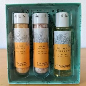 Sanctuary Revitalize bath and body set - ginger blossom